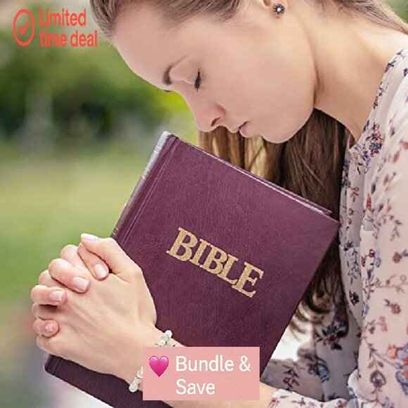 Adjustable Stretch Rosary Bracelets with Mesh Bags, Religious Jewelry Gifts - Picture 7 of 8